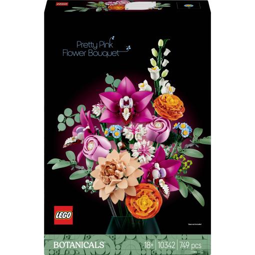 10342 LEGO® ICONS™ Pěkný růžový květinový záhon