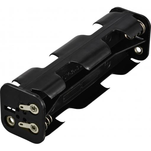 TRU COMPONENTS TC-13220552 bateriový držák 8x AA pájený konektor (d x š x v) 108 x 32 x 29 mm
