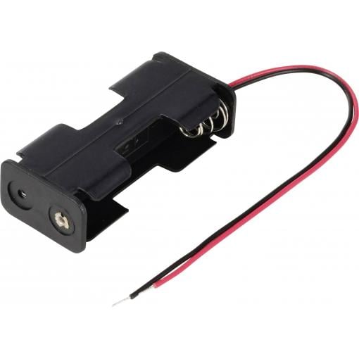TRU COMPONENTS TC-13220504 bateriový držák 2x AA kabel (d x š x v) 57 x 17 x 26 mm