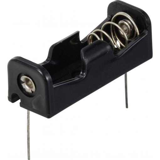 TRU COMPONENTS TC-13220732 bateriový držák 1x N póly kontaktu (d x š x v) 36 x 13 x 12 mm