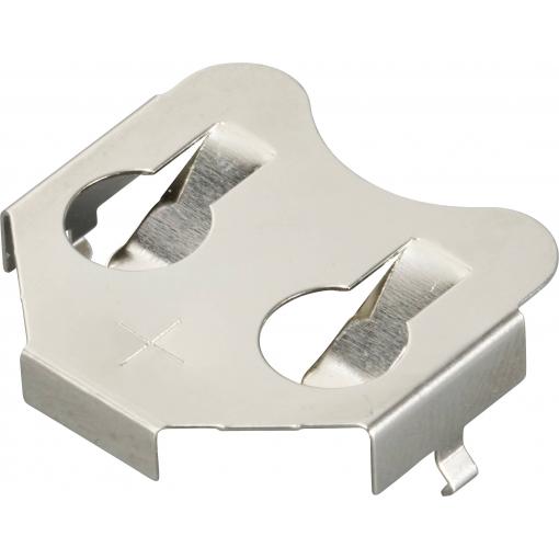 TRU COMPONENTS TC-13220724 držák knoflíkových baterií 1x CR 2016, CR 2020, CR 2025, CR 2032 pružinový kontakt (d x š x v) 22.4 x 19.8 x 6.7 mm
