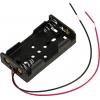TRU COMPONENTS TC-13220616 bateriový držák 2x AA kabel (d x š x v) 60 x 33 x 14.6 mm