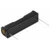 TRU COMPONENTS TC-13220560 bateriový držák 1x AAA póly kontaktu (d x š x v) 50 x 13 x 12 mm