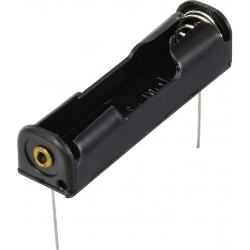 TRU COMPONENTS TC-13220560 bateriový držák 1x AAA póly kontaktu (d x š x v) 50 x 13 x 12 mm