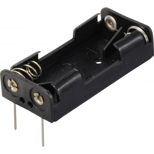 TRU COMPONENTS TC-13220572 bateriový držák 2x AAA póly kontaktu (d x š x v) 51 x 24 x 12 mm