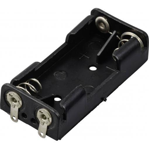 TRU COMPONENTS TC-13220568 bateriový držák 2x AAA pájený konektor (d x š x v) 51 x 24 x 12 mm
