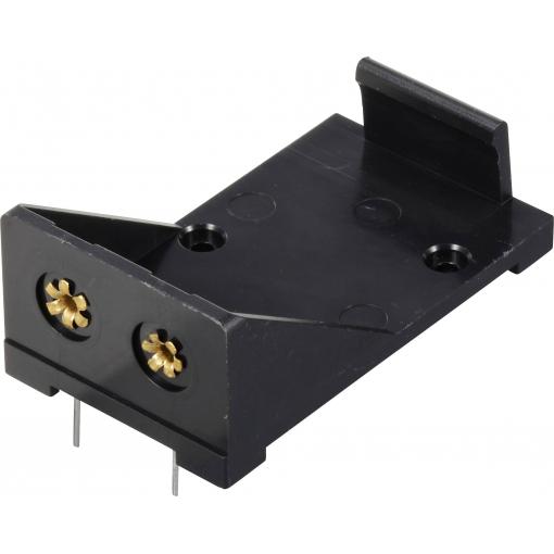 TRU COMPONENTS TC-13220596 bateriový držák 1x 9 V póly kontaktu (d x š x v) 55 x 31 x 21 mm