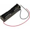 TRU COMPONENTS TC-13220688 bateriový držák 1x 18650 kabel (d x š x v) 76 x 21 x 18 mm