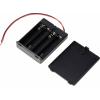 TRU COMPONENTS TC-13220684 bateriový držák 4x AAA kabel (d x š x v) 63 x 49 x 17 mm