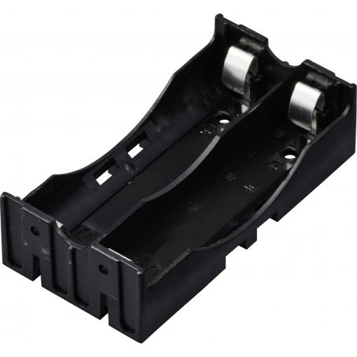 TRU COMPONENTS TC-13220704 bateriový držák 2x 18650 póly kontaktu (d x š x v) 78 x 40 x 21 mm