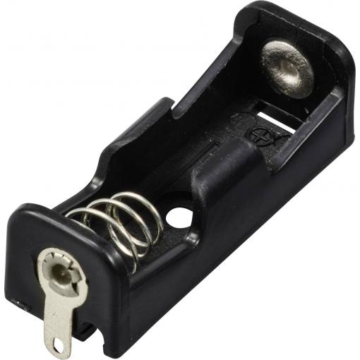 TRU COMPONENTS TC-13220696 bateriový držák 1x N pájený konektor (d x š x v) 36 x 13 x 12 mm