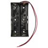 TRU COMPONENTS TC-13220700 bateriový držák 2x 18650 kabel (d x š x v) 76 x 40 x 21 mm