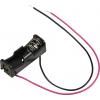 TRU COMPONENTS TC-13220652 bateriový držák 1x N kabel (d x š x v) 36 x 13 x 12 mm