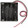 TRU COMPONENTS TC-13220676 bateriový držák 4x AAA kabel (d x š x v) 51 x 47 x 12 mm