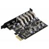 Renkforce RF-6613198 5 + 2 porty karta USB 3.0 USB 3.0, USB-C™ (USB 3.2 Gen 1) PCIe x1
