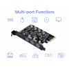 Renkforce RF-6613196 3+2 porty karta USB 3.1 USB-C™ (USB 3.2 Gen 2)