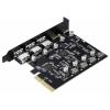 Renkforce RF-6613196 3+2 porty karta USB 3.1 USB-C™ (USB 3.2 Gen 2)