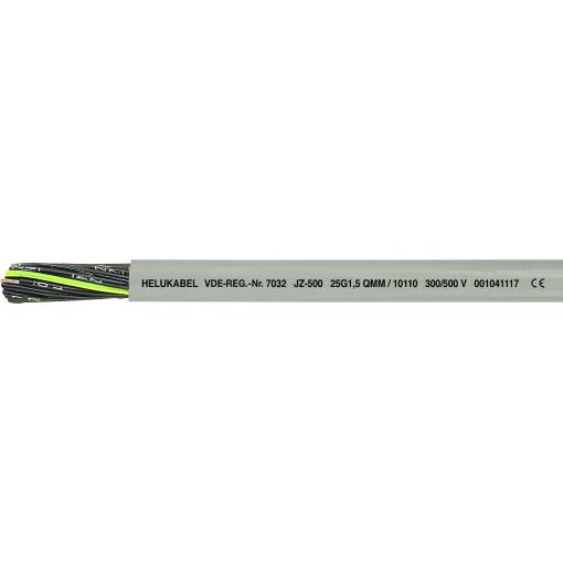 HELU JZ-500 10071 řídicí kabel 9 G 1 mm², 100 m, šedá (RAL 7001)