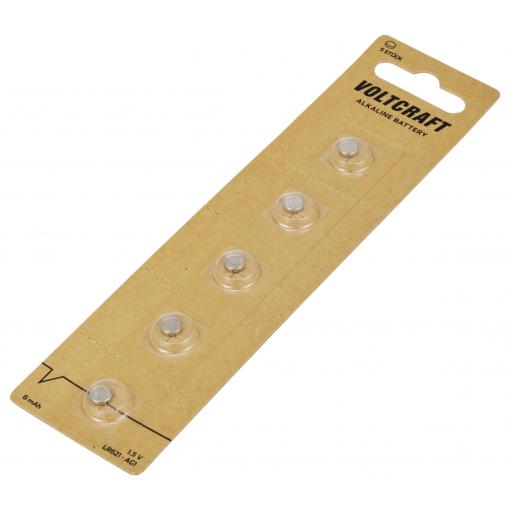 VOLTCRAFT knoflíkový článek LR 621 1.5 V 5 ks 6 mAh alkalicko-manganová LR621