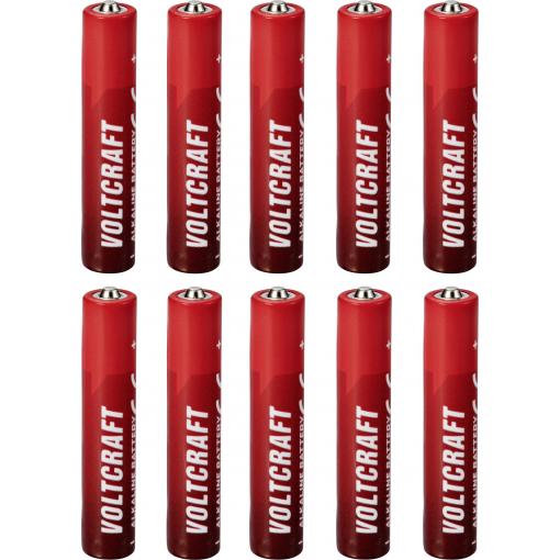 VOLTCRAFT VC-16108025 minibaterie (AAAA) alkalicko-manganová 1.5 V 500 mAh 10 ks