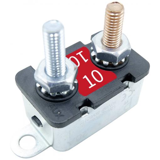 PARTS PTTC001-102-0111C2T310 Jistič, 12 V/DC, 24 V/DC, 50 V/DC, 10 A, 5 A, 2.4 A, 1 ks
