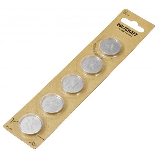 VOLTCRAFT knoflíkový článek CR 2430 3 V 5 ks 290 mAh lithiová VC-16107965