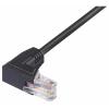 Renkforce RJ45 síťový kabelový adaptér [1x RJ45 zástrčka 8p8c - 1x Svorka] 30 cm černá