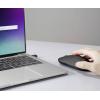 Renkforce RF-WM-200-1 optická myš, přenos bezdrátový, Bluetooth®, 3 tlačítko, 4000 dpi, černá