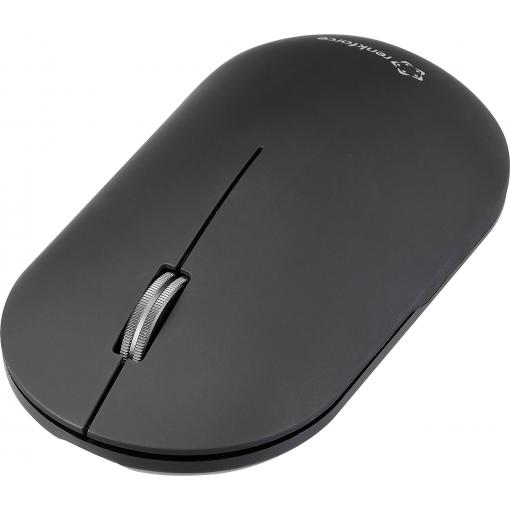Renkforce RF-WM-200-1 optická myš, přenos bezdrátový, Bluetooth®, 3 tlačítko, 4000 dpi, černá