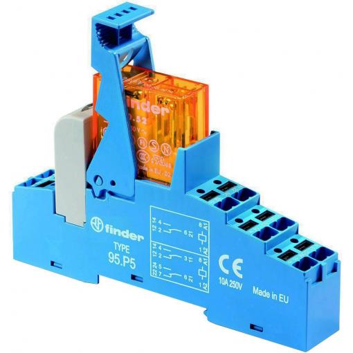 Finder 48.P5.7.012.0050 reléový modul, 12 V/DC, 8 A, 2 přepínací kontakty, 1 ks
