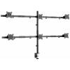 SpeaKa Professional držák na stůl pro monitor SP-MM-1010 6 Displej: (s) 43,2 cm (17) - 81,3 cm (32) černá (ral 7001) naklápěcí, nakláněcí