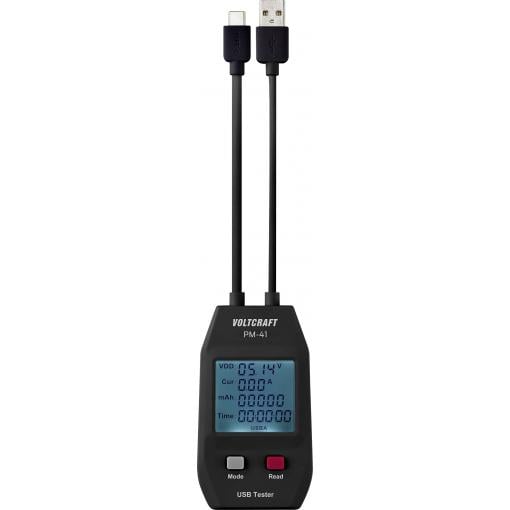 VOLTCRAFT PM-41 Tester USB-C® a USB typ A.