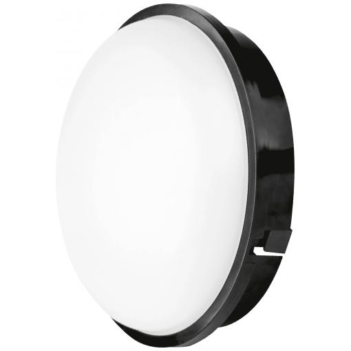 avide Triton-R ABBHL-R-20W-NW-BL-HL venkovní nástěnné LED osvětlení pevně vestavěné LED Energetická třída (EEK2021): F (A - G) 20 W LED černá