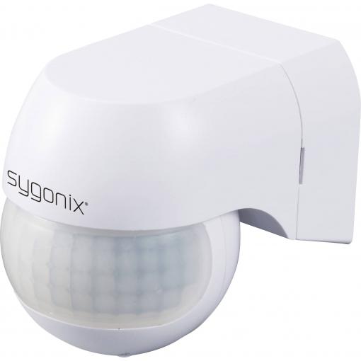 Sygonix SY-6118230 zavěšený na stěně , na omítku detektor pohybu PIR 180 ° relé bílá IP44