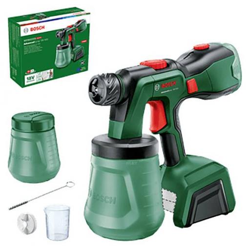 Bosch Home and Garden AdvancedSpray 18V-500 akumulátorová pistole pro nástřik barev, 18.0 V, 0603208200