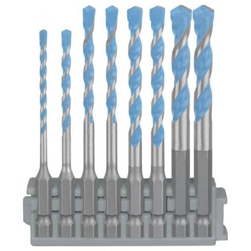 Bosch Accessories 2608901455, 2608901455 sada víceúčelového vrtáku, 3 mm, 4 mm, 5 mm, 5 mm, 6 mm, 6 mm, 8 mm, 8 mm