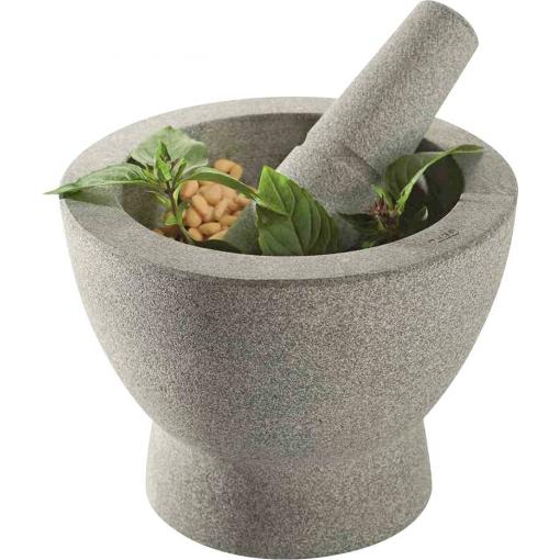 GEFU 35320 Granit-Mörser „Crunch“ 17 cm se zdvihátkem