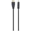 SpeaKa Professional HDMI kabel Zástrčka HDMI-A, Zástrčka HDMI-A 0.50 m černá SP-12816068 4K UHD HDMI kabel