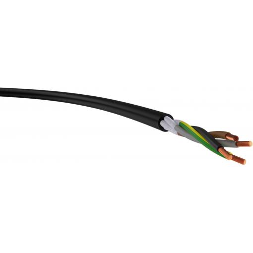 VER H05RR-F 4G1 Ri.100 energetický kabel H05RR-F 4 G 1 mm² černá 100 m