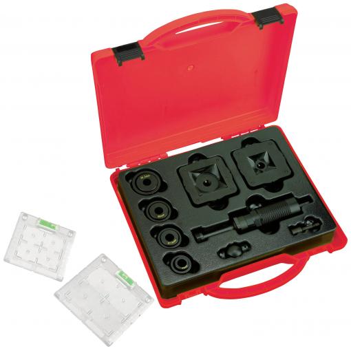 TOOLCRAFT TO-9610284 Děrovací vložky Ø22-34,3mm + 33.5x33.5 mm + 45x45 mm