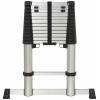 TOOLCRAFT TO-9610686 Slitina hliníku teleskopický žebřík Montáž bez nářadí max.prac. výška: 4.52 m hliník EN 131 15.9 kg