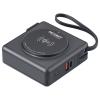 VOLTCRAFT UC-3C1A20W03 cestovní nabíječka, bezdrátová nabíječka, 1x USB A , 3x USB-C®, 20 W, Rychlé nabíjení, Dodávka energie, černá