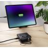 VOLTCRAFT UC-3C1A20W03 cestovní nabíječka, bezdrátová nabíječka, 1x USB A , 3x USB-C®, 20 W, Rychlé nabíjení, Dodávka energie, černá