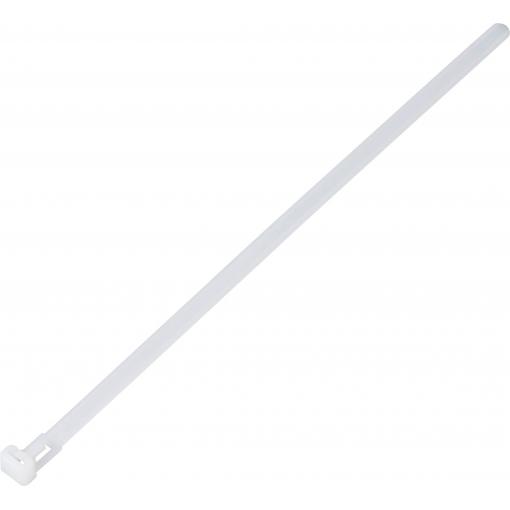 TRU COMPONENTS TC-13340644, TC-RC-250-7.6-N, stahovací pásky, 7.6 mm, 250 mm, přírodní, rozpojitelná, chemická odolnost, 100 ks