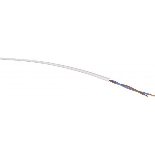 VER H03VV-F 2x0,75 ws Ri. 50 energetický kabel H03VV-F 2 x 0.75 mm² bílá 50 m