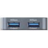 Renkforce RF-USBH-480 2 porty USB Hub USB-A s hliníkovým krytem, s konektorem USB C šedá