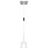 Renkforce RF-6410432 LED stojací lampa LED Energetická třída (EEK2021): F (A - G) šedostříbrná