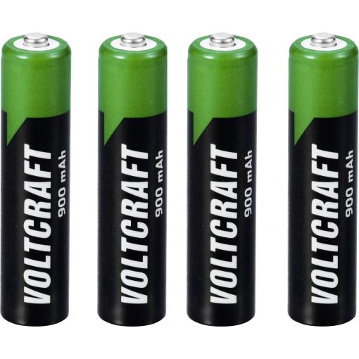 VOLTCRAFT VC-16026040 akumulátor AAA Ni-MH 900 mAh 1.2 V 4 ks
