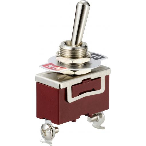 TRU COMPONENTS TC-12819624 páčkový spínač 250 V/AC 15 A 1x vyp/(zap) bez aretace 1 ks