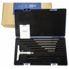 Dasqua 4611-8125 Hloubkový mikrometr s kontrolním měřítkem 0 - 150 mm DIN 863